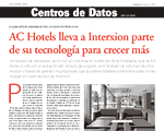 AC Hotels lleva a Interxion parte de su tecnología para crecer más