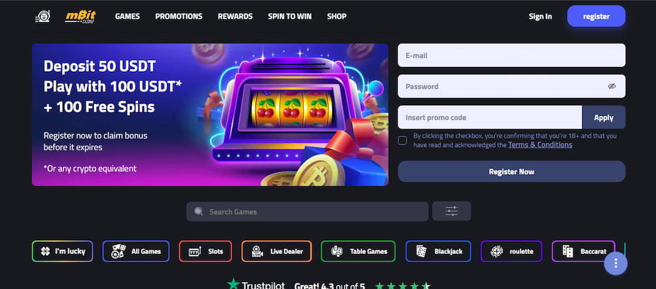 mBit Casino